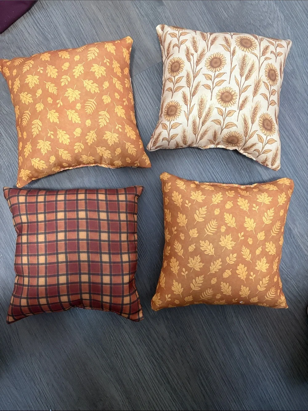 Autumn Harvest Decorative Throw Pillow - Orange